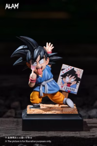 Dragon Ball Alam Studio Wanted Grimace Goku Resin Statue