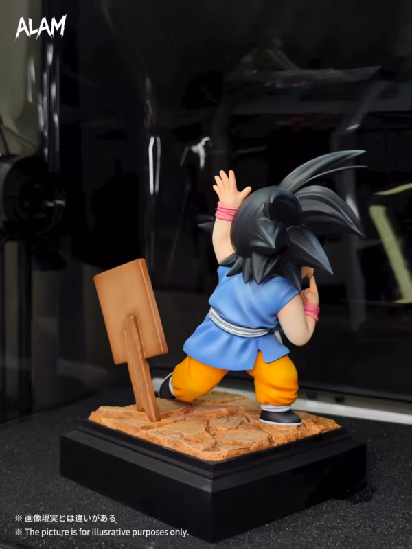Dragon Ball Alam Studio Wanted Grimace Goku Resin Statue 4