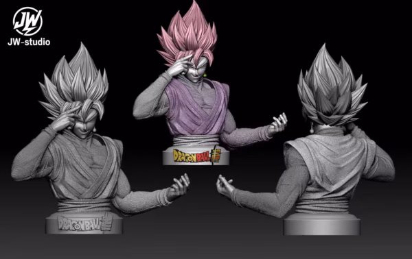 Dragon Ball JW Studio Rose Goku Bust Resin Statue 2