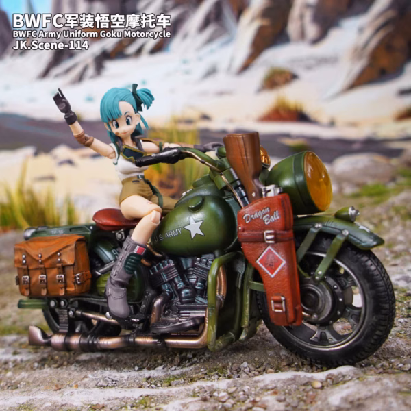 Dragon Ball Jacksdo Studio DB Vehicle Army Motorcycle Resin Statue 2
