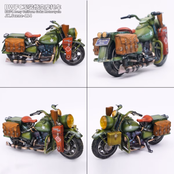 Dragon Ball Jacksdo Studio DB Vehicle Army Motorcycle Resin Statue 5