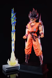 Dragon Ball JuannXjackie Studio Son Goku Kaioken Resin Statue