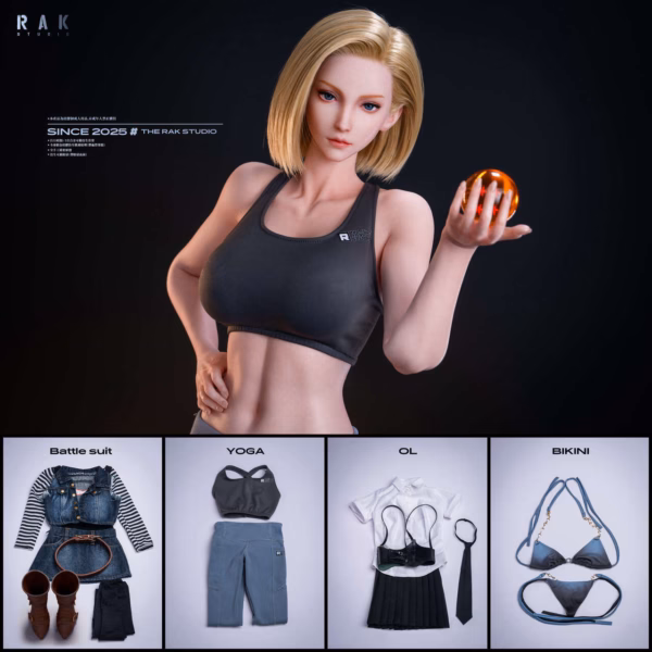 Dragon Ball Rak Studio Android 18 Resin Statue 11