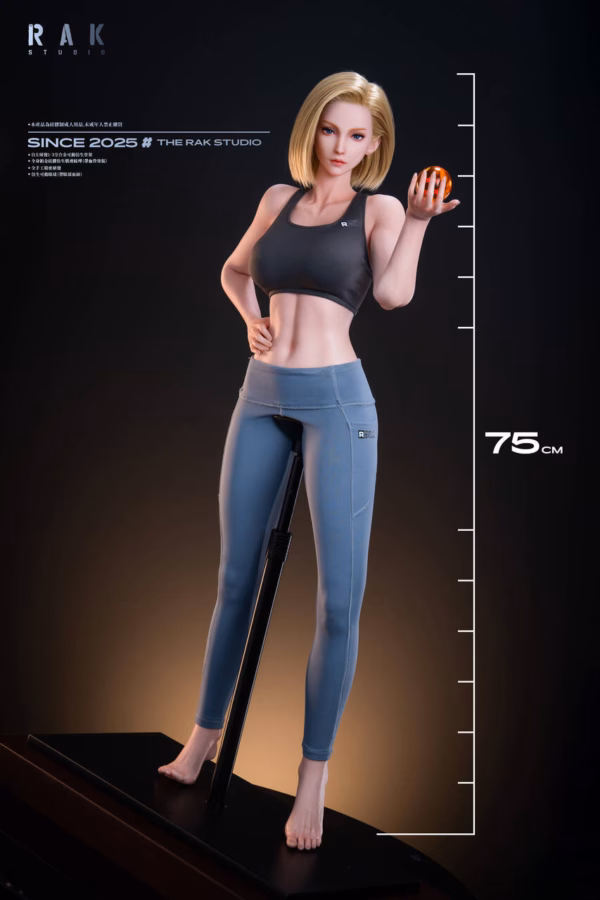 Dragon Ball Rak Studio Android 18 Resin Statue 9