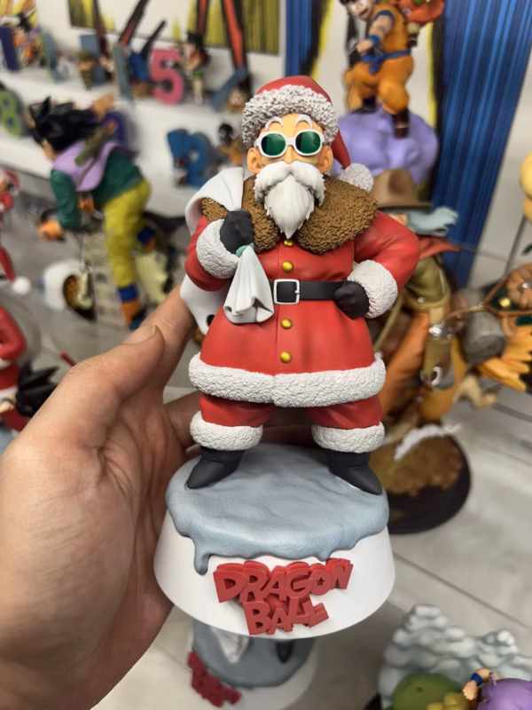 Dragon Ball Shi Guang Ji Studio Christmas Master Roshi x Krilin Resin Statue 1
