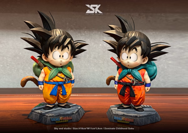 Dragon Ball Sky End Studio Kid Goku Resin Statue 1