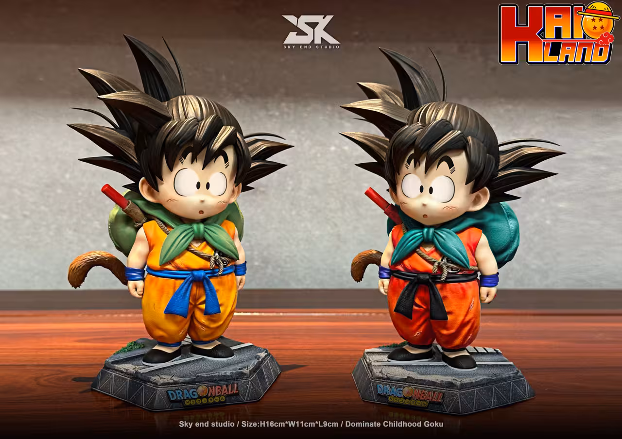 Dragon Ball Sky End Studio Kid Goku Resin Statue