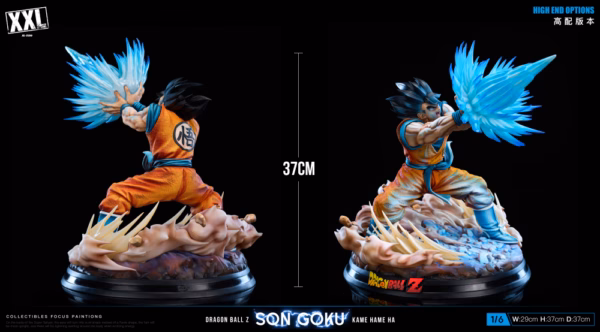 Dragon Ball XXL Studio Kame Hame Ha Goku Resin Statue 3
