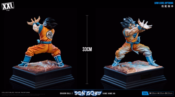 Dragon Ball XXL Studio Kame Hame Ha Goku Resin Statue 4