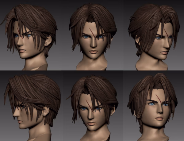 Final Fantasy VIII Solar Studio Squall Leonhart Resin Statue 6