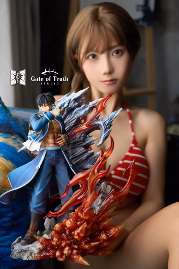 Fullmetal Alchemist Gate of Truth Studio Roy Mustang Resin Statue 1 1