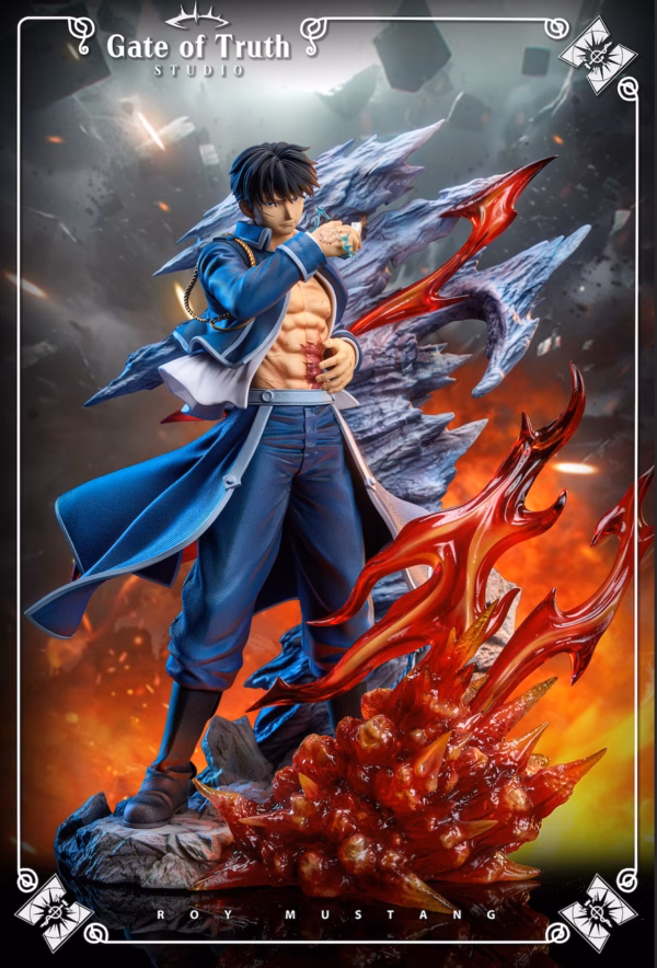 Fullmetal Alchemist Gate of Truth Studio Roy Mustang Resin Statue 2