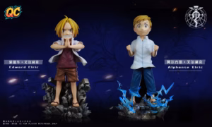 Fullmetal Alchemist Qi Chen Studio Edward Elric x Alphonse Elric Resin Statue