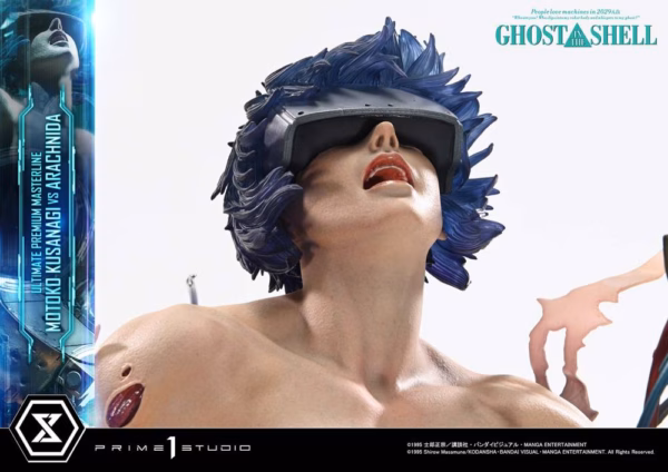 Ghost in The Shell Prime 1 Studio Motoko Kusanagi Vs Arachnida Licensed Resin Statue 5