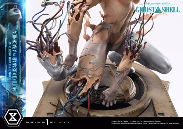 Ghost in The Shell Prime 1 Studio Motoko Kusanagi Vs Arachnida Licensed Resin Statue 6