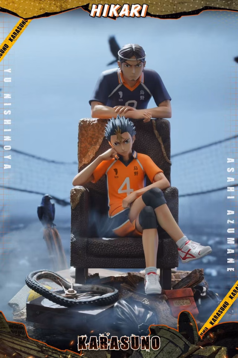 Haikyu HIKARI Studio Yu Nisninoya x Asahi Azumane Resin Statue