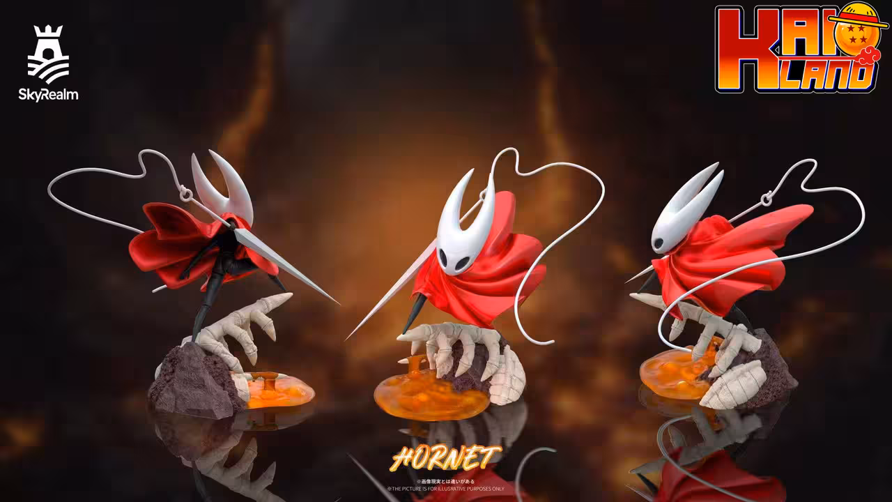 Hollow Knight SkyRealm Studio Silksong Hornet Resin Statue