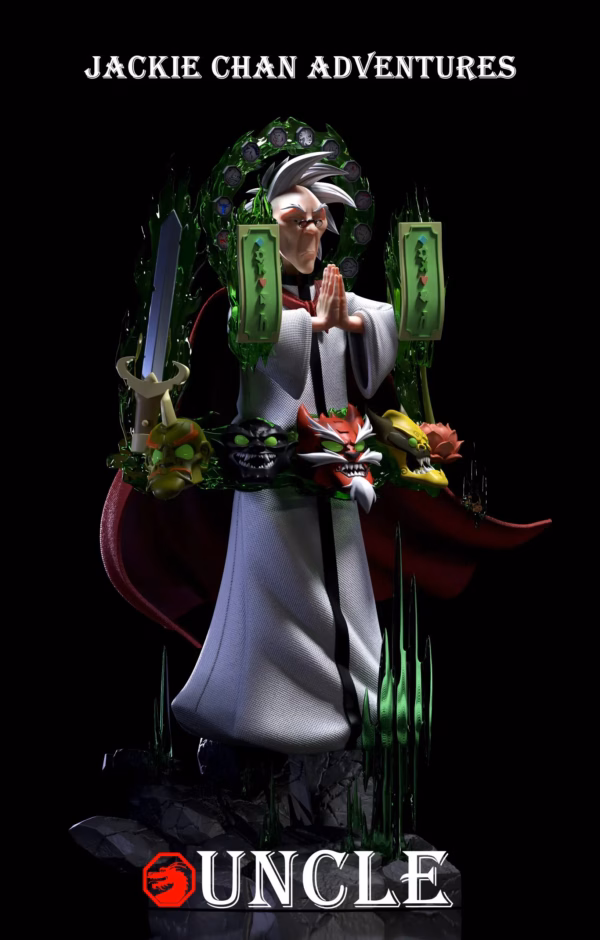 Jackie Chan Adventures 12 Talisman Studio Archmage Uncle Resin Statue 1