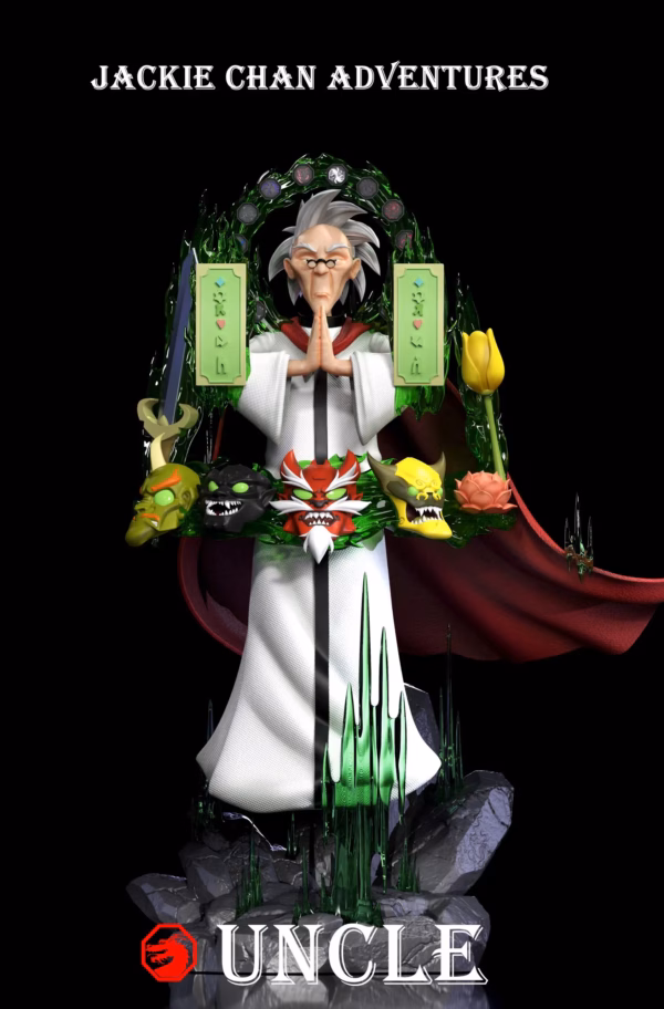 Jackie Chan Adventures 12 Talisman Studio Archmage Uncle Resin Statue 4