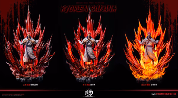 Jujutsu Kaisen Real World Studio Ryomen Sukuna Resin Statue 4