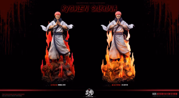 Jujutsu Kaisen Real World Studio Ryomen Sukuna Resin Statue 5