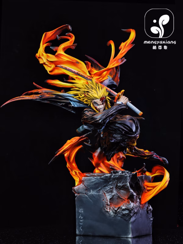 Kimetsu No Yaiba Meng Ya Xiang Studio Rengoku Kyoujurou Resin Statue 1