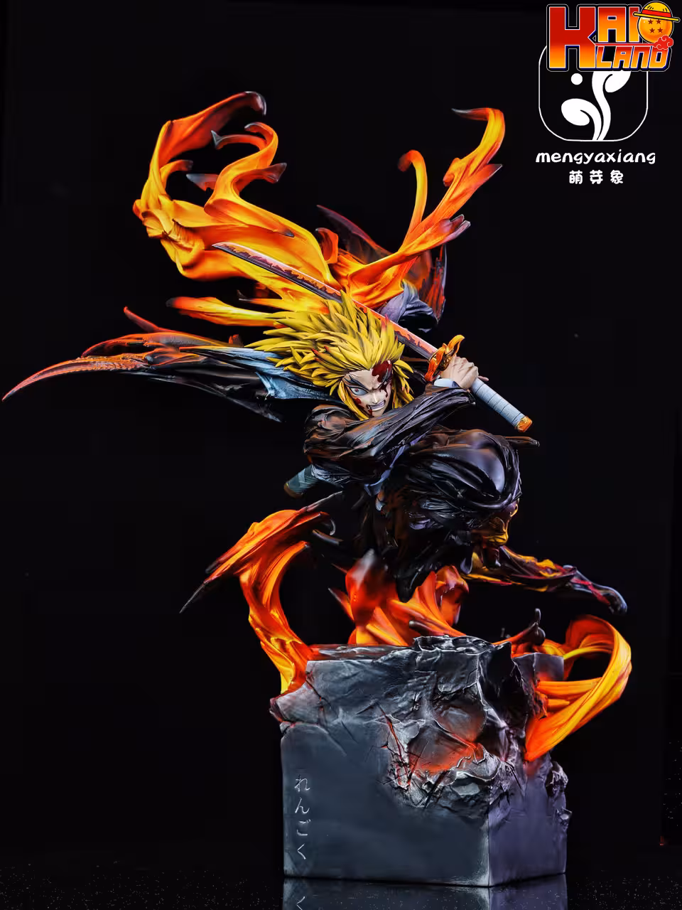 Kimetsu No Yaiba Meng Ya Xiang Studio Rengoku Kyoujurou Resin Statue