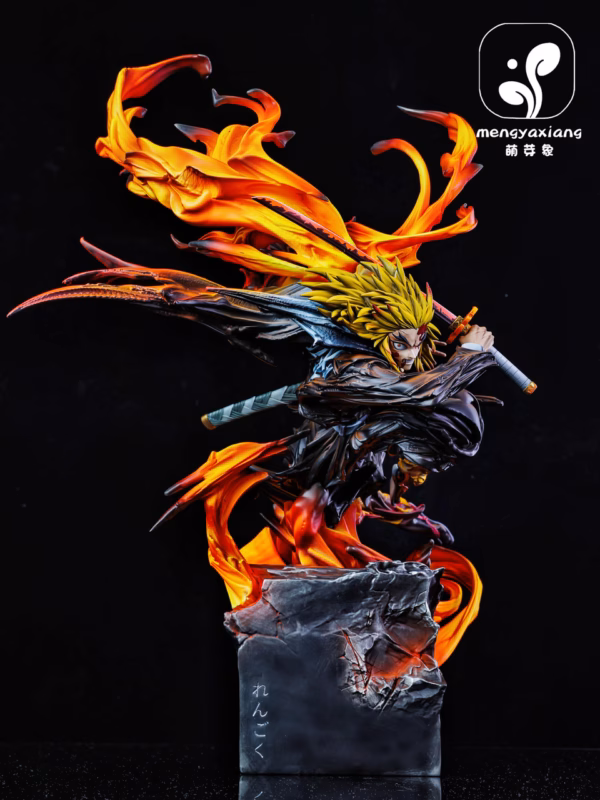 Kimetsu No Yaiba Meng Ya Xiang Studio Rengoku Kyoujurou Resin Statue 3