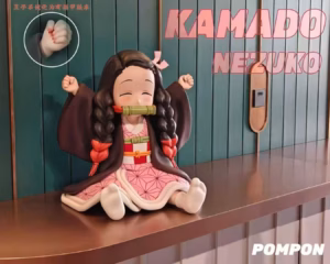 Kimetsu no Yaiba Pom Pon Studio Nezuko Kamado Resin Statue