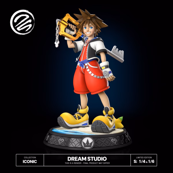 Kingdom Hearts Dream Studio Sora Resin Statue 2