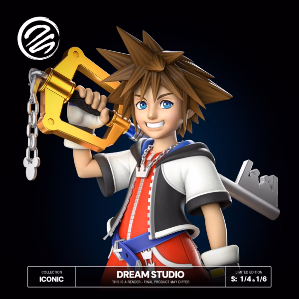 Kingdom Hearts Dream Studio Sora Resin Statue 6