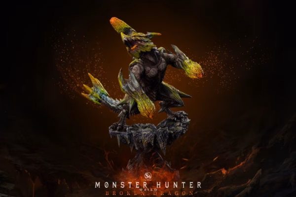 Monster Hunter S6 Studio Brachydios Broken Dragon Resin Statue 5