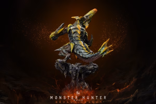 Monster Hunter S6 Studio Brachydios Broken Dragon Resin Statue 6