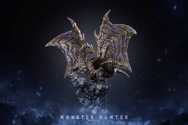 Monster Hunter S6 Studio Steel Dragon Resin Statue 1