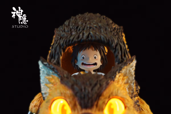 My Neighbor Totoro ShenYin Studio Mei x Cat Bus Resin Statue 4
