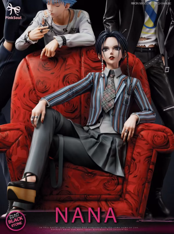 NANA Pinksoul Studio Nana Osaki X Yasushi Takagi X Nobuo Terashima X Shinichi Okazaki Resin Statue 2