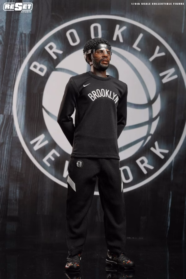 NBA Reset Studio Nets Masked Kyrie Irving Collectible Action Figure 2