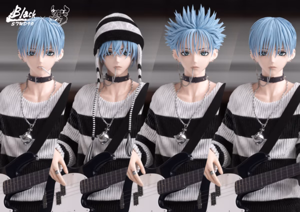 Nana Black x NiuZi Studio Okazaki Shinichi Resin Statue 6