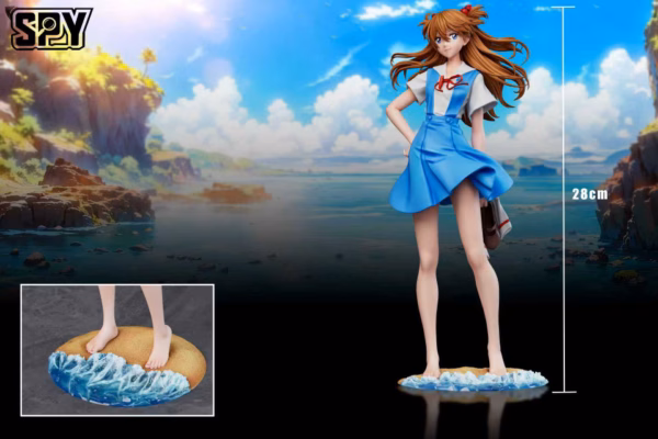 Neo Genesis Evangelion SPY Studio School Uniform Asuka Resin Statue 1