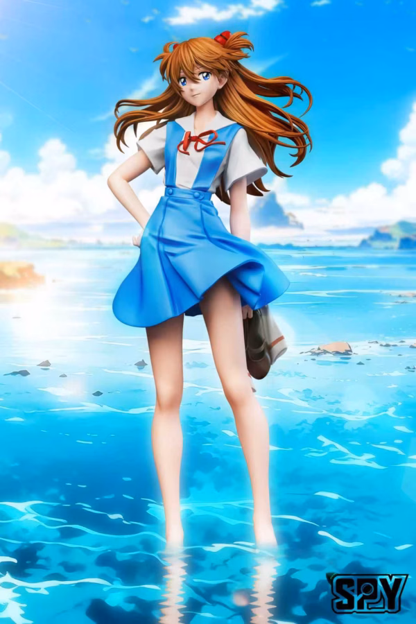 Neo Genesis Evangelion SPY Studio School Uniform Asuka Resin Statue 2