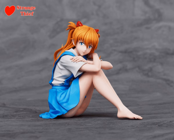Neo Genesis Evangelion Strange Thief Studio School Uniform Asuka x Rei Resin Statue 3
