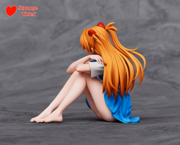 Neo Genesis Evangelion Strange Thief Studio School Uniform Asuka x Rei Resin Statue 5