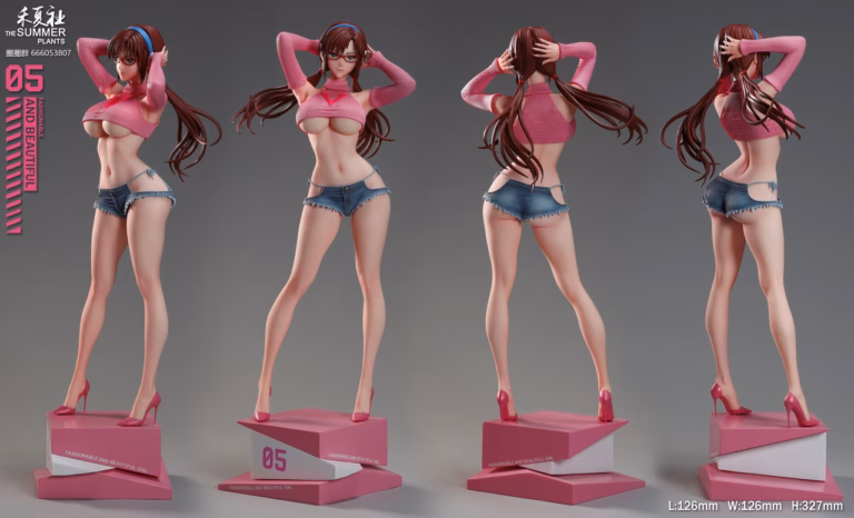 Neo Genesis Evangelion The Summer Plants Studio Mari Makinami Illustrious