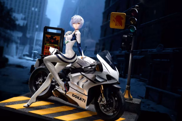 Neon Genesis Evangelion KOL Studio Ayanami Rei Motorcycle Resin Statue 2