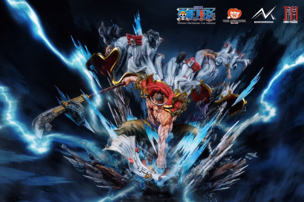 One Piece Anikingdom x Jimei Palace Whitebeard Edward Newgate Vs Akainu Licensed Resin Statue 1