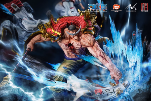 One Piece Anikingdom x Jimei Palace Whitebeard Edward Newgate Vs Akainu Licensed Resin Statue 2