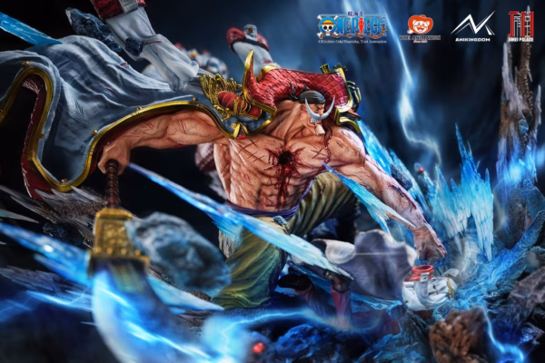 One Piece Anikingdom x Jimei Palace Whitebeard Edward Newgate Vs Akainu Licensed Resin Statue 3