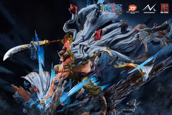 One Piece Anikingdom x Jimei Palace Whitebeard Edward Newgate Vs Akainu Licensed Resin Statue 4