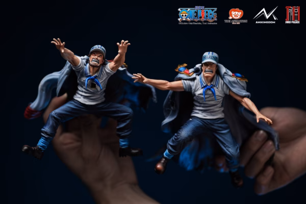 One Piece Anikingdom x Jimei Palace Whitebeard Edward Newgate Vs Akainu Licensed Resin Statue 7