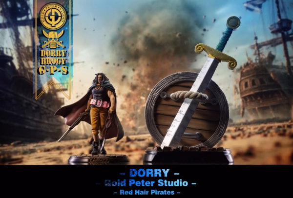One Piece Gold Peter Studio Dorry x Brogy Resin Statue 5